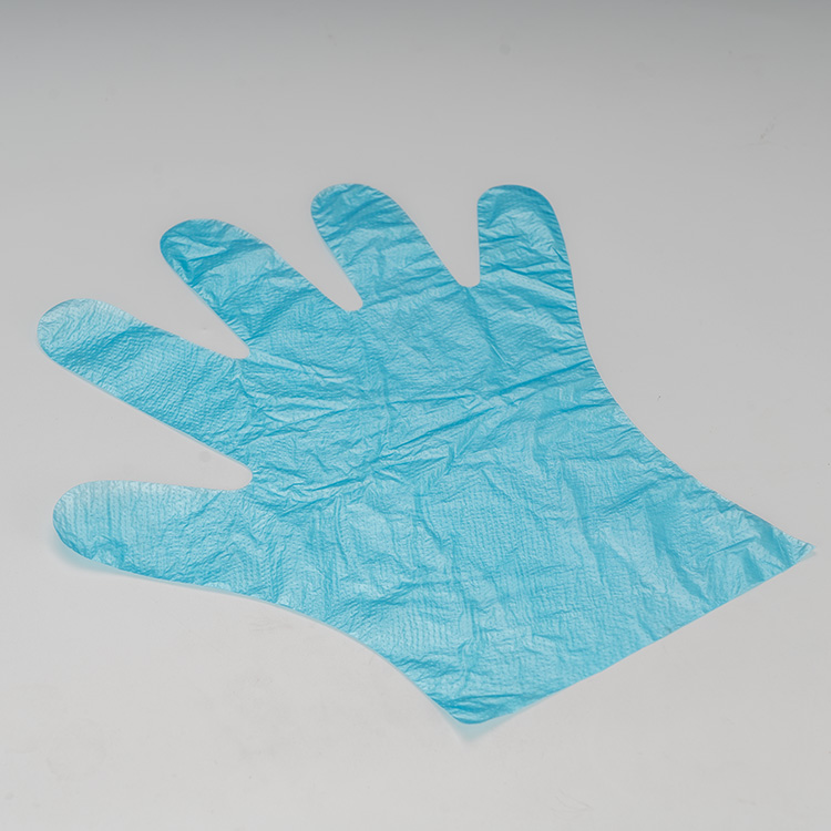 Blue Safe Hdpe Gloves For Hair Cut