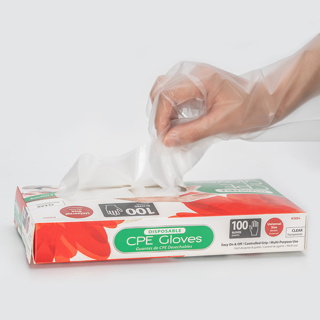 White Biodegradable Ldpe Gloves For Examination