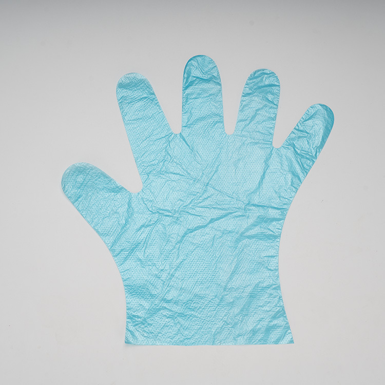 Blue Plastic Hdpe Gloves For Examination