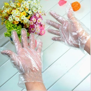 Multicolor Biodegradable Hdpe Gloves For Beauty Salon